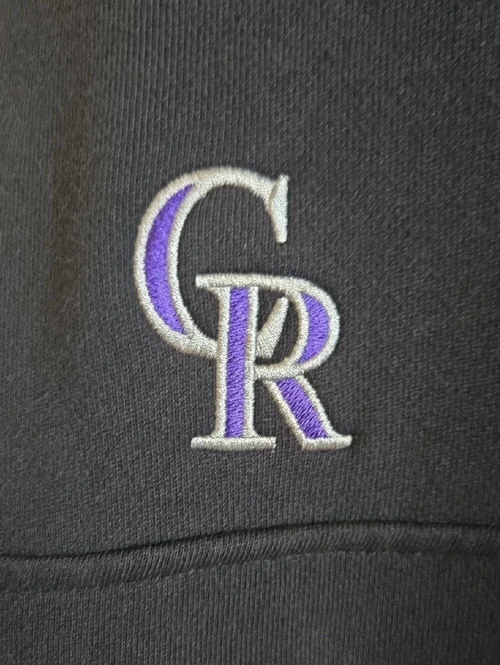 Vineyard Vines x MLB Colorado Rockies Quarter-zip - Black - Large